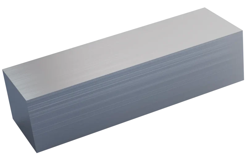 Imagen de un perfil calibrado para chavetas DIN-6880